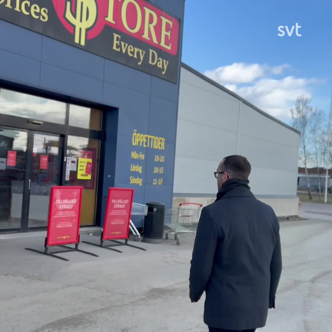 Kornelijus släckte branden på Dollarstore